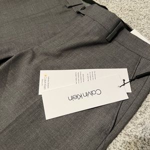 Calvin Klein Men’s Dress Pant Infinite Skinny Fit in Grey size 30x30 NWT